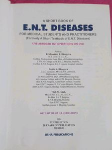 ENT DISEASES By Bhargava