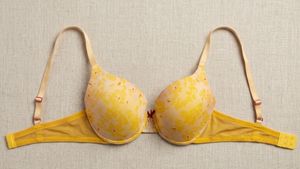 Yellow Padded Bra