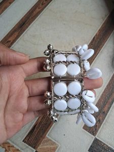 st of 2 Boho Chic Beaded &amp; Shell Bracelets