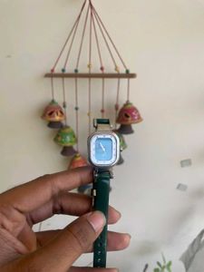 Stylish Teal Dial Watch
