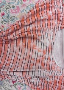 Stylish Striped Asymmetrical Tunic Top