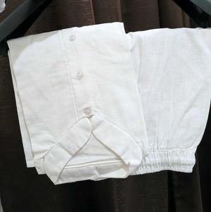 Men's White Kurta Set