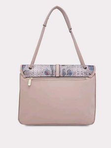 Caprese Orignal Archie Satchel Large Dusky Pink Ha