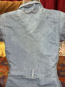Denim Button-Up Dress