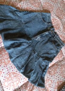 Y2k Demin Skirt