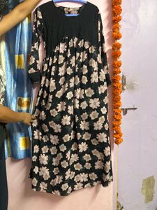 Floral Print Kurta