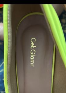 Bright Yellow Patent Stiletto Heels