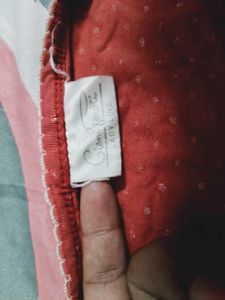 Cute Coral T-Shirt with Floral Design