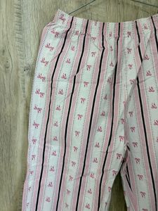 Cute Pink Striped Pajama Top