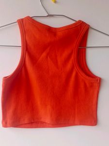 y2k Orange Tank Top