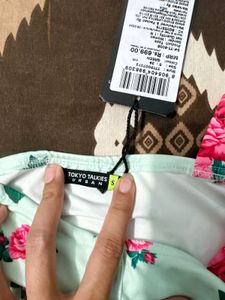 Floral Print Crop Top