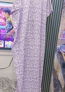 Comfortable Floral Print Nightgown
