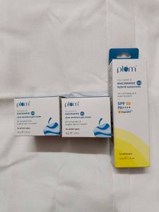 Plum Rice Water &amp; Niacinamide Gel Cream &amp; Sunscree