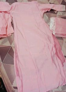 Pink Cutwork pakistani suit