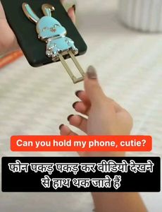 Cute Bunny Phone Stand Holder