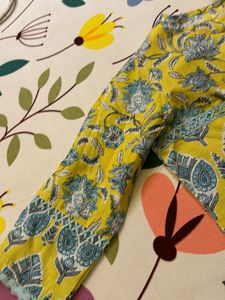 Lime Green Kurta And Dupatta