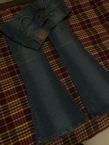 Flared Denim Jeans