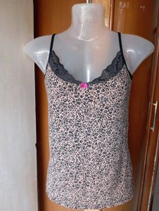 Cute Leopard Print Camisole Top