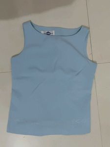 Light Blue Sleeveless Top