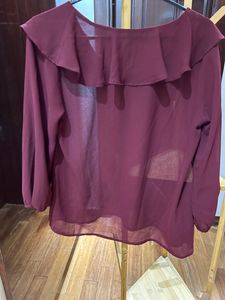 Femina Maroon Top