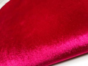 Luxurious silky velvet high quality fabric