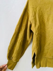 Olive Green “Have a Good Time” Oversized Sweatshir