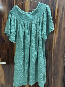sage green navy midi dress👗