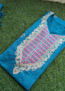 Salwar Kurta Set With Shawl