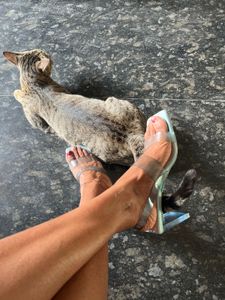Stylish Transparent Heels