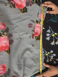 Floral Print Crop Top &amp; Skirt Set