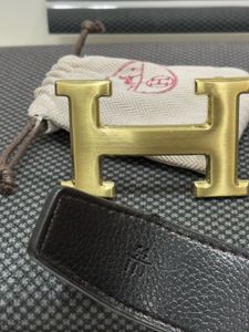 Hermes leather belt