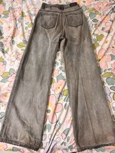 Wide Leg Denim Jeans