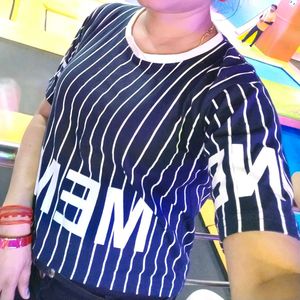 Striped 'NEW' T-Shirt