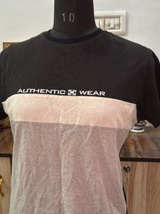 Color Block Authentic Wear T-Shirt