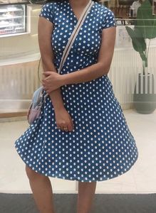 Polka Dot Midi Dress