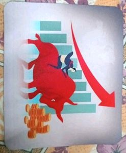 Bear Market Crash Art Mouse Pad