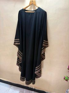 Elegant Black Kaftan Gown