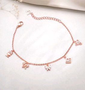 Rose Gold Charm Bracelet