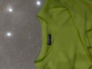 Lime Green Long Sleeve Top