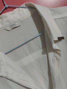 Classic White Button-Down Shirt