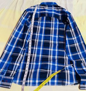 Ucla Men's Plaid Long Sleeve Checked Shirt