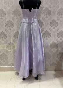 Lavender Sequined Lehenga Choli Set