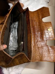 Stylish Embossed Handbag