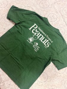Green Peanuts Graphic T-Shirt