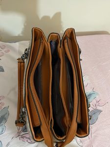 Stylish Logo Print Handbag