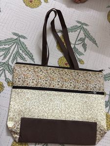 Designer Tote Bag with Intricate Pattern