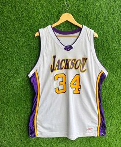 Vintage Jackson #34 Basketball Jersey