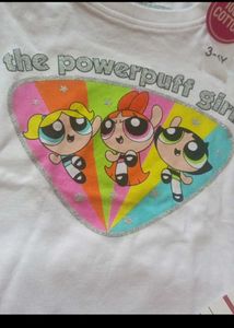 3-4 year Adorable Powerpuff Girls T-Shirt for Kids