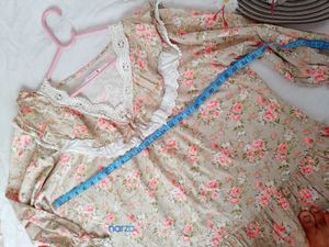 Charming Floral Print Pajama Set