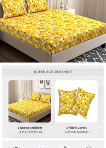 Bsb Home' Double Bedsheet